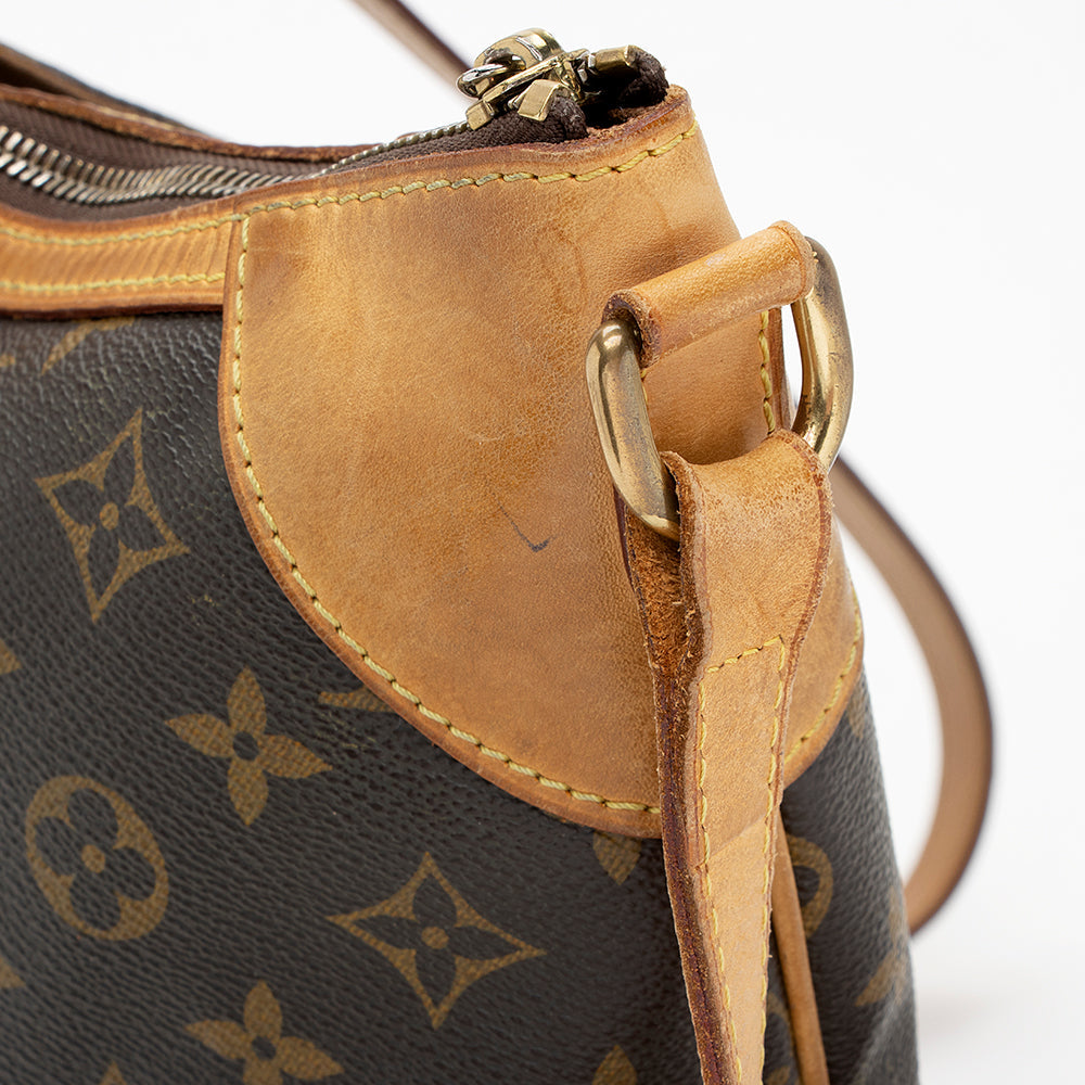 Louis Vuitton Monogram Canvas Odeon MM Shoulder Bag (SHF-18774)