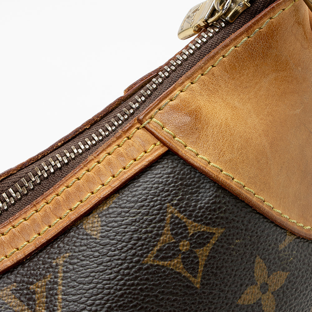 Louis Vuitton Monogram Canvas Odeon MM Shoulder Bag (SHF-18774)