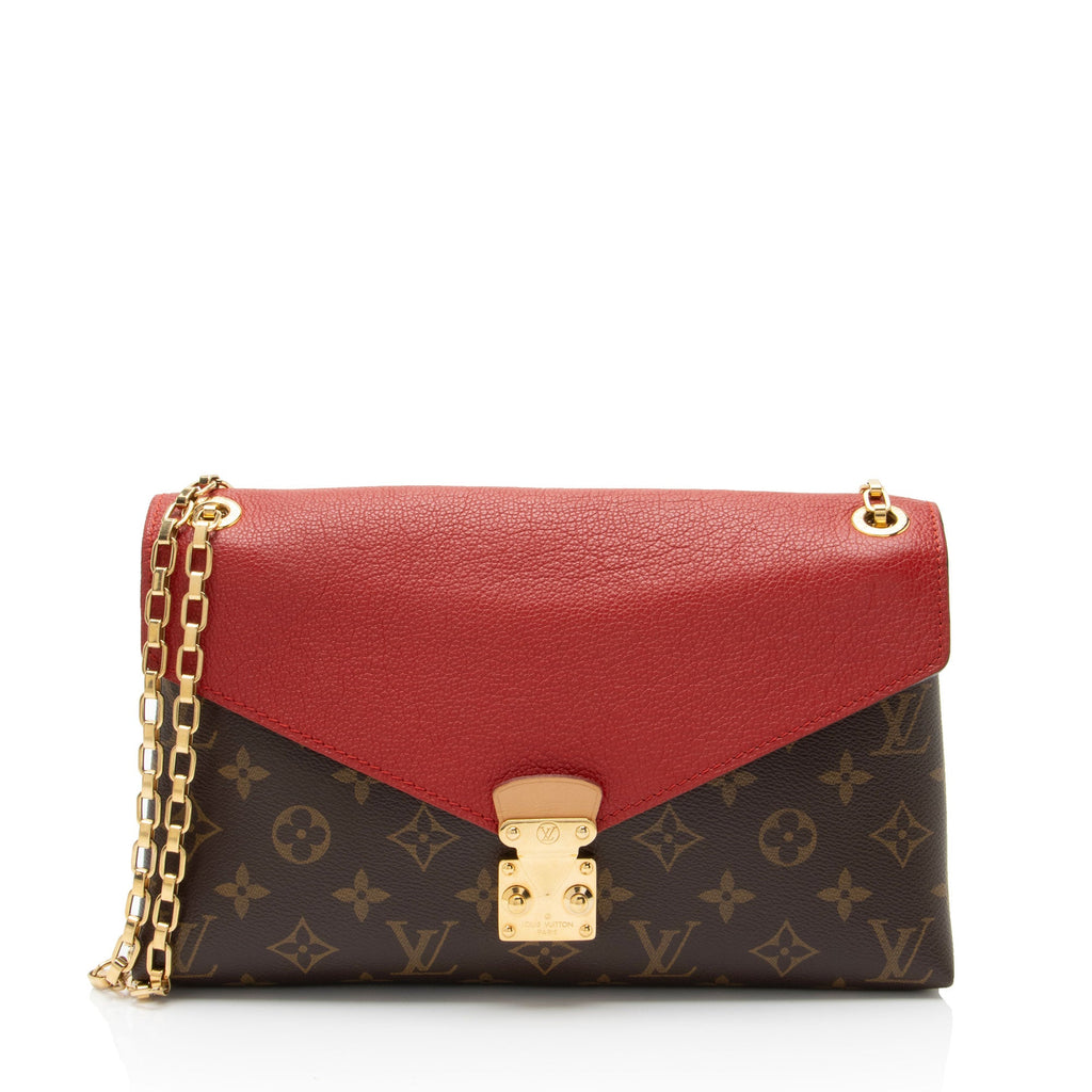 Louis Vuitton Monogram Canvas Pallas Chain Shoulder Bag