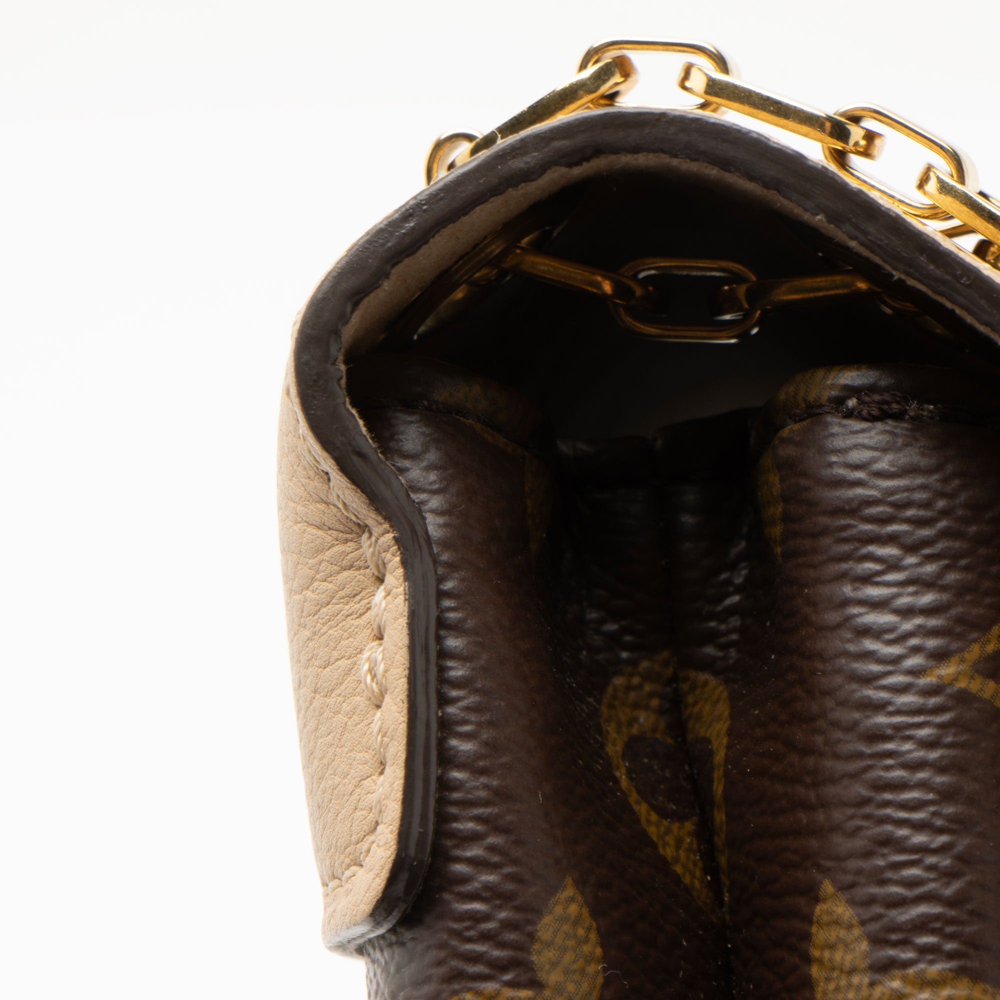Louis Vuitton Monogram Canvas Pallas Chain Shoulder Bag