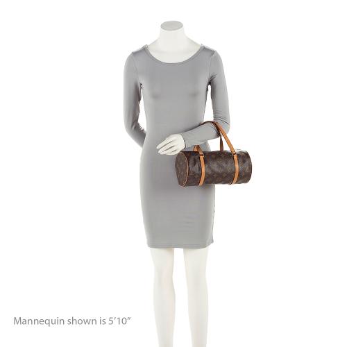Louis Vuitton Monogram Canvas Papillon 26 Satchel (SHF-20446)