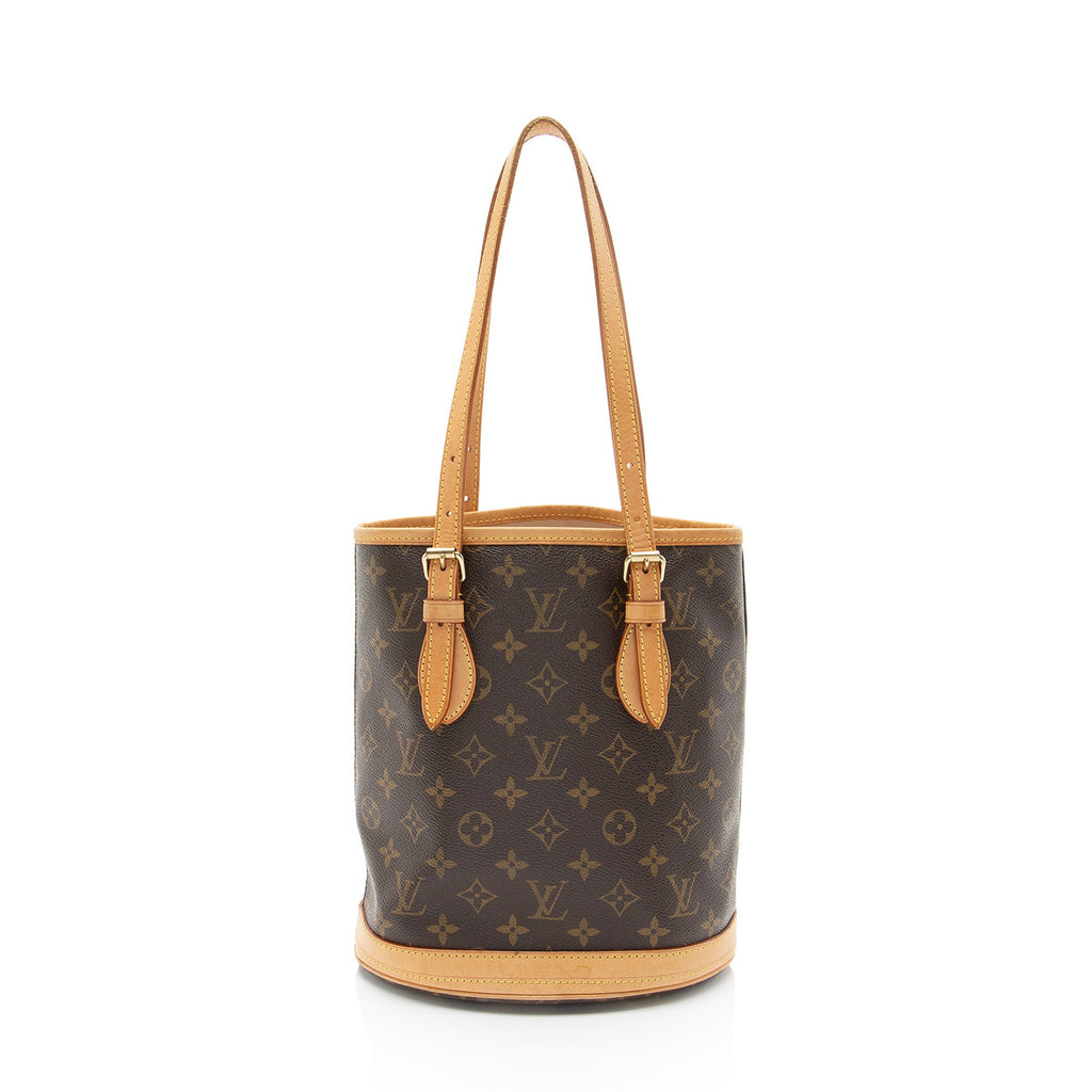 Louis Vuitton Monogram Canvas Petit Bucket Tote