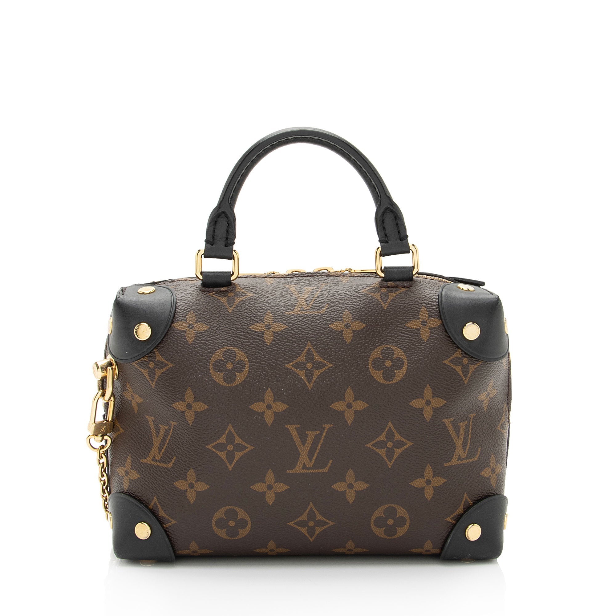 Louis Vuitton Monogram Canvas Petite Malle Souple Satchel