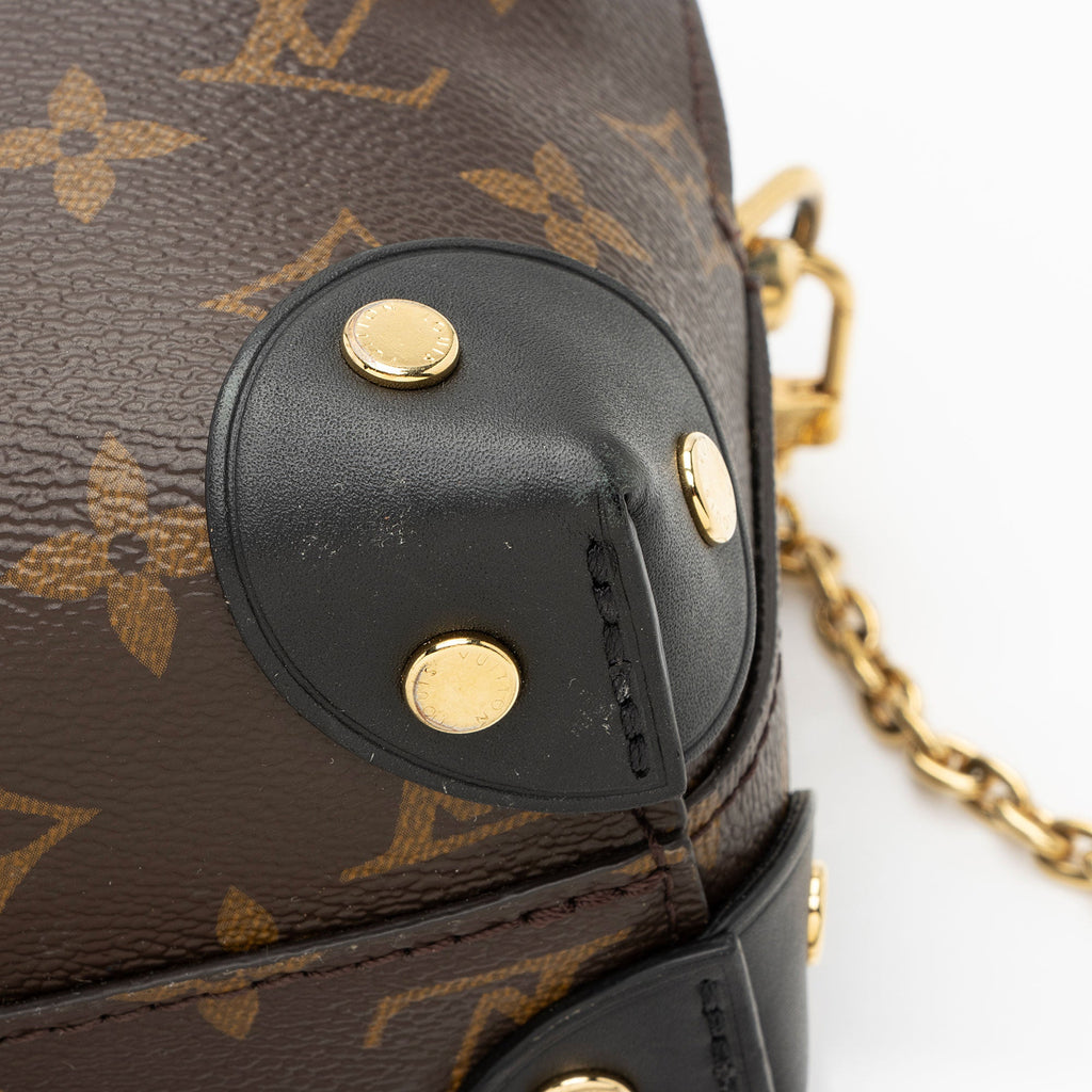 Louis Vuitton Monogram Canvas Petite Malle Souple Satchel
