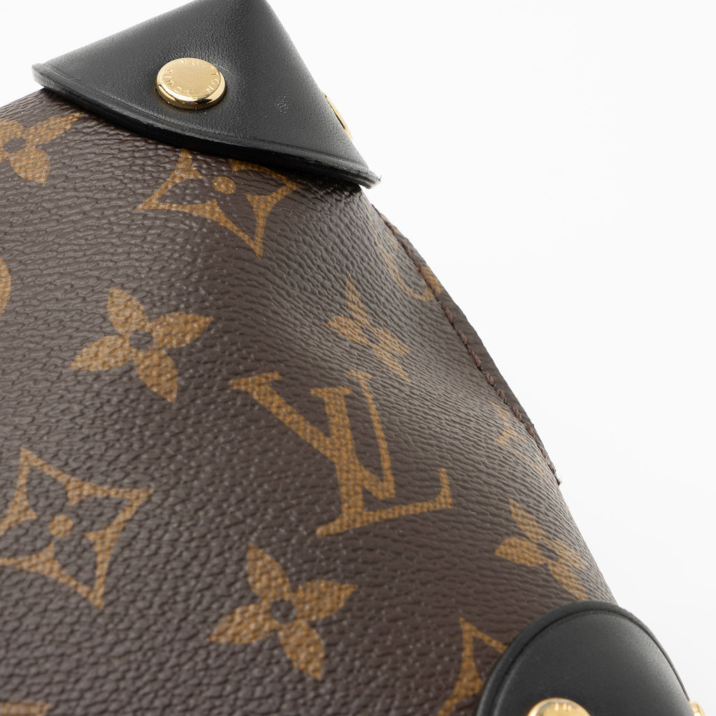 Louis Vuitton Monogram Canvas Petite Malle Souple Satchel