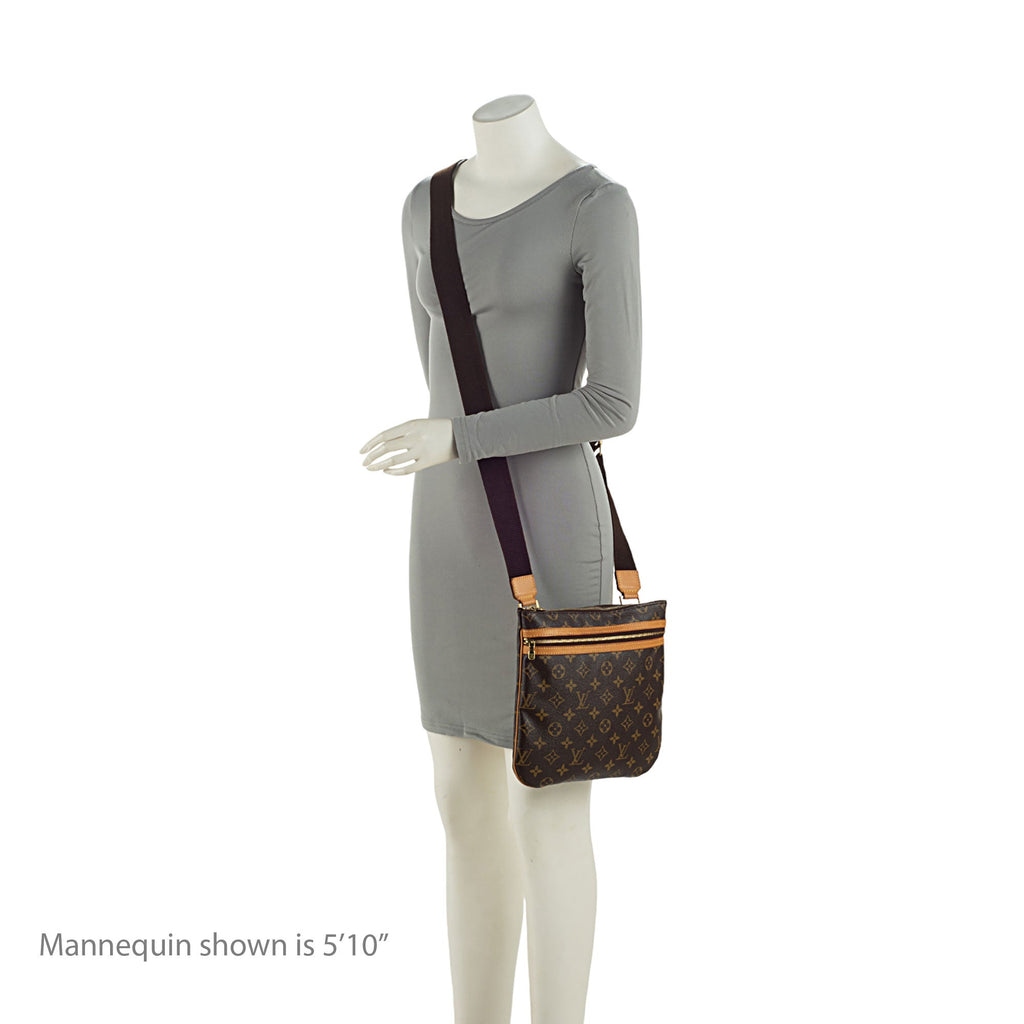 Louis Vuitton Monogram Canvas Pochette Bosphore Messenger Bag (SHF-Syd081)