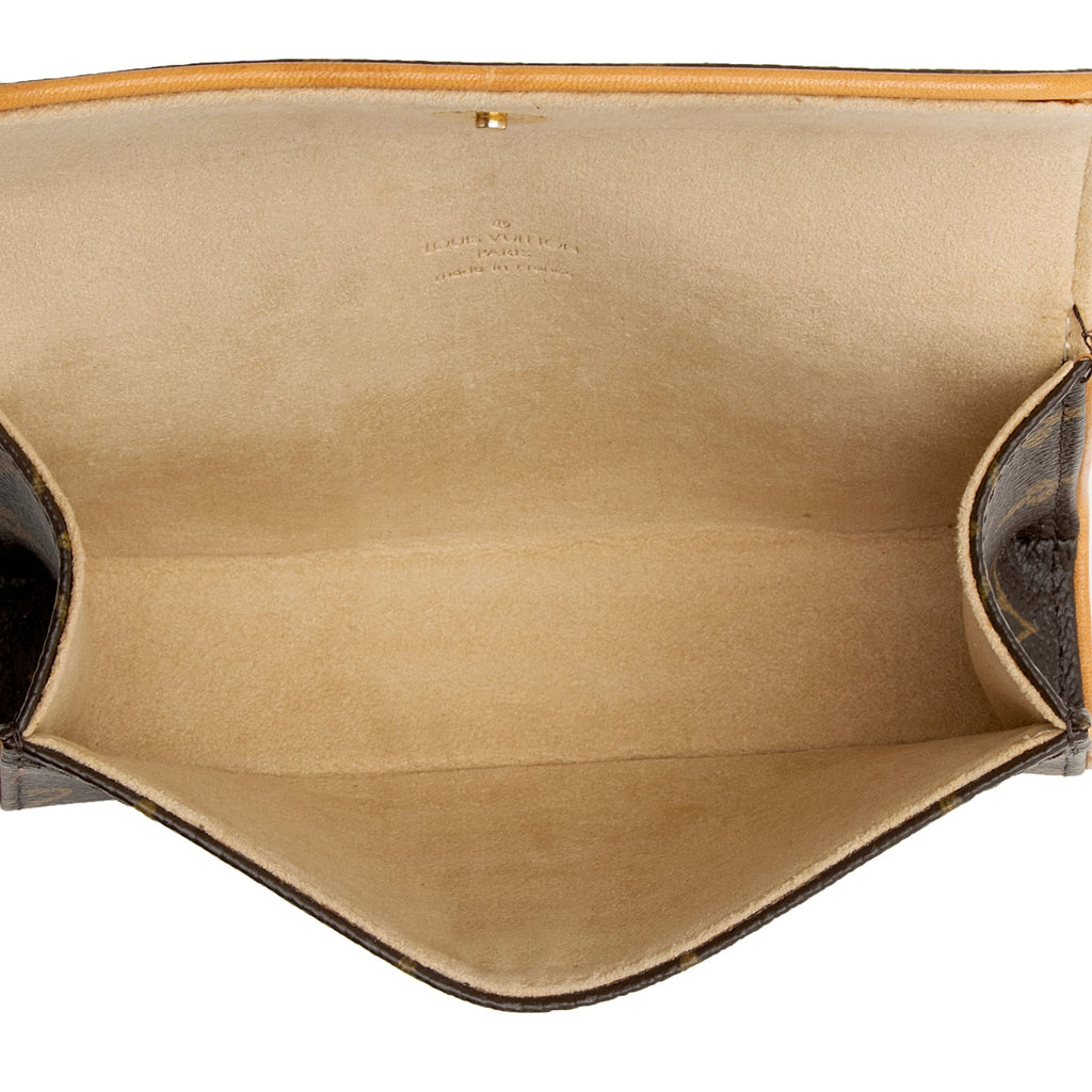 Louis Vuitton Monogram Canvas Pochette Florentine Small Belt Bag (SHF-22975)