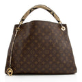 Louis Vuitton Monogram Canvas Python Artsy MM Shoulder Bag (SHF-21743)