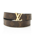 Louis Vuitton Monogram Canvas Reversible Initiales Belt - Size 32 / 80