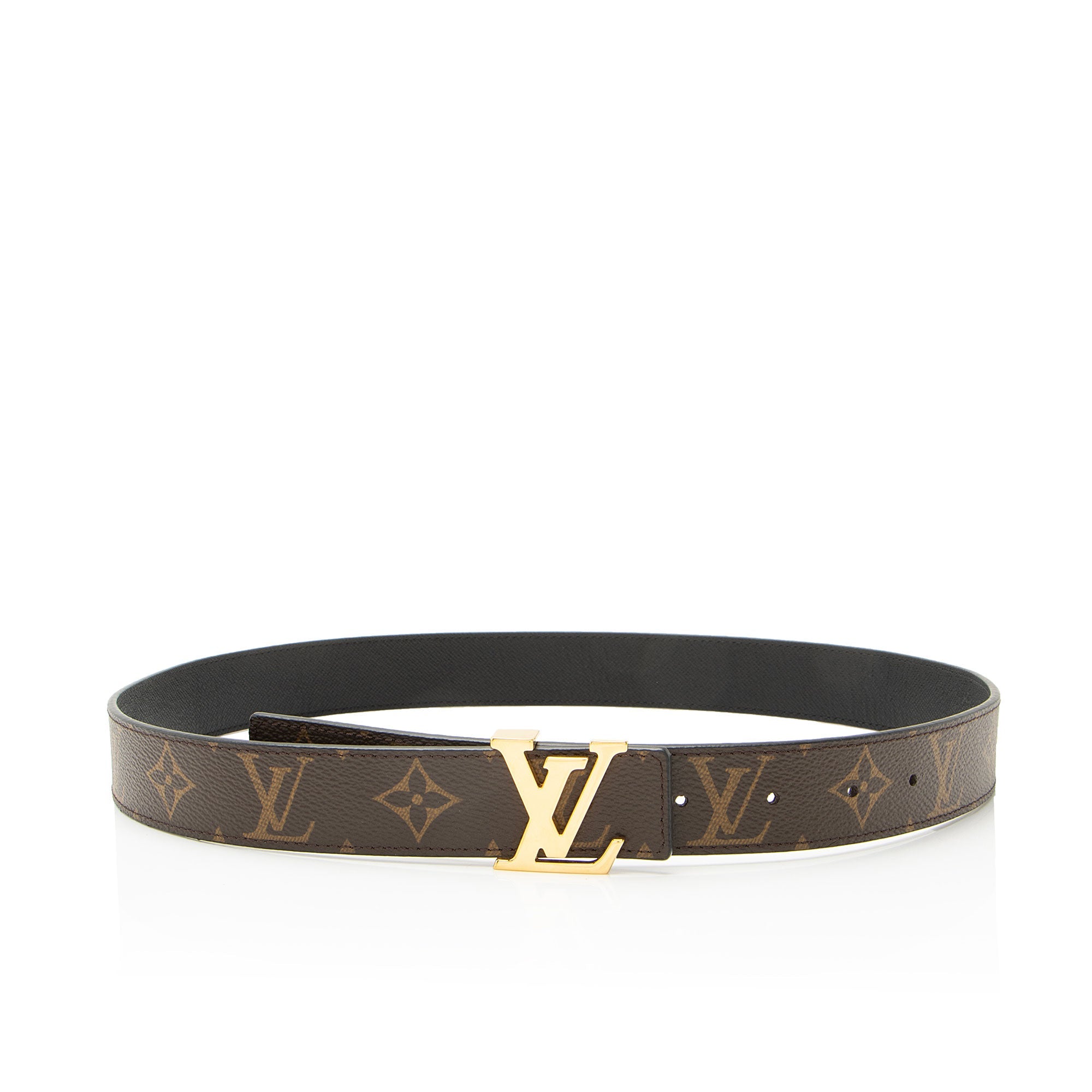 Louis Vuitton Monogram Canvas Reversible Initiales Belt - Size 32 / 80