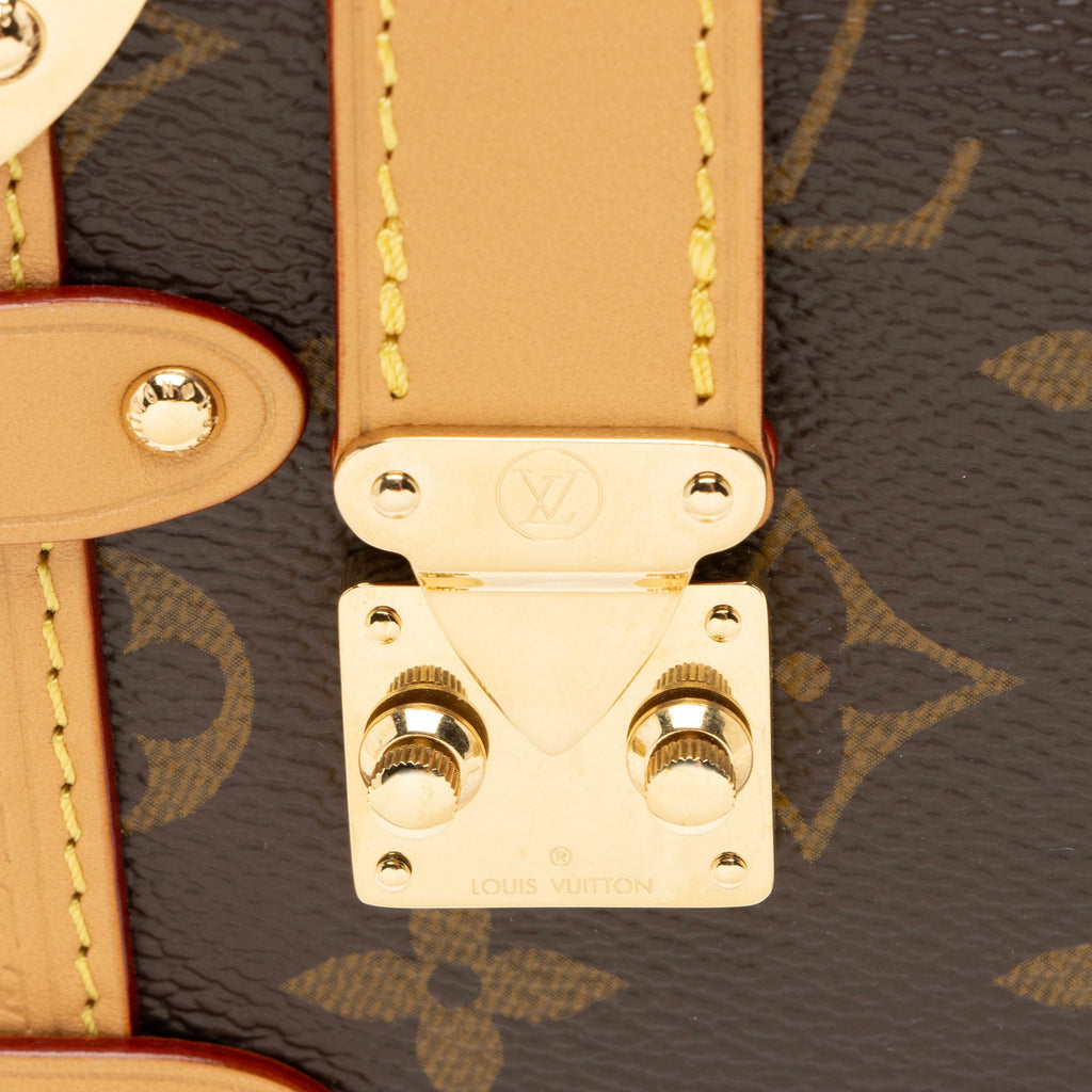 Louis Vuitton Monogram Canvas Side Trunk PM Shoulder Bag