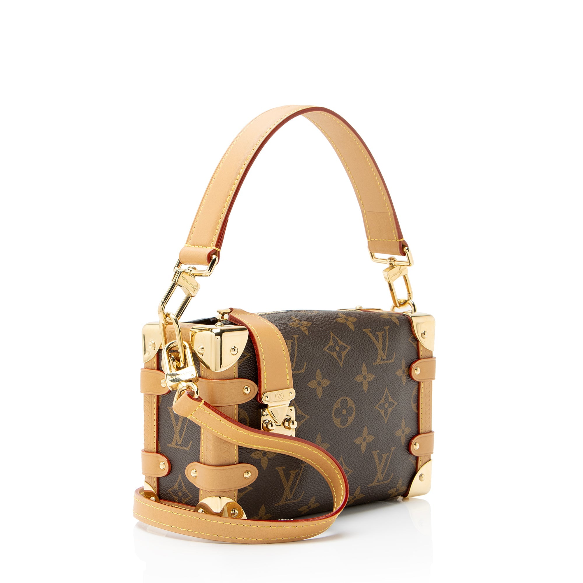 Louis Vuitton Monogram Canvas Side Trunk PM Shoulder Bag