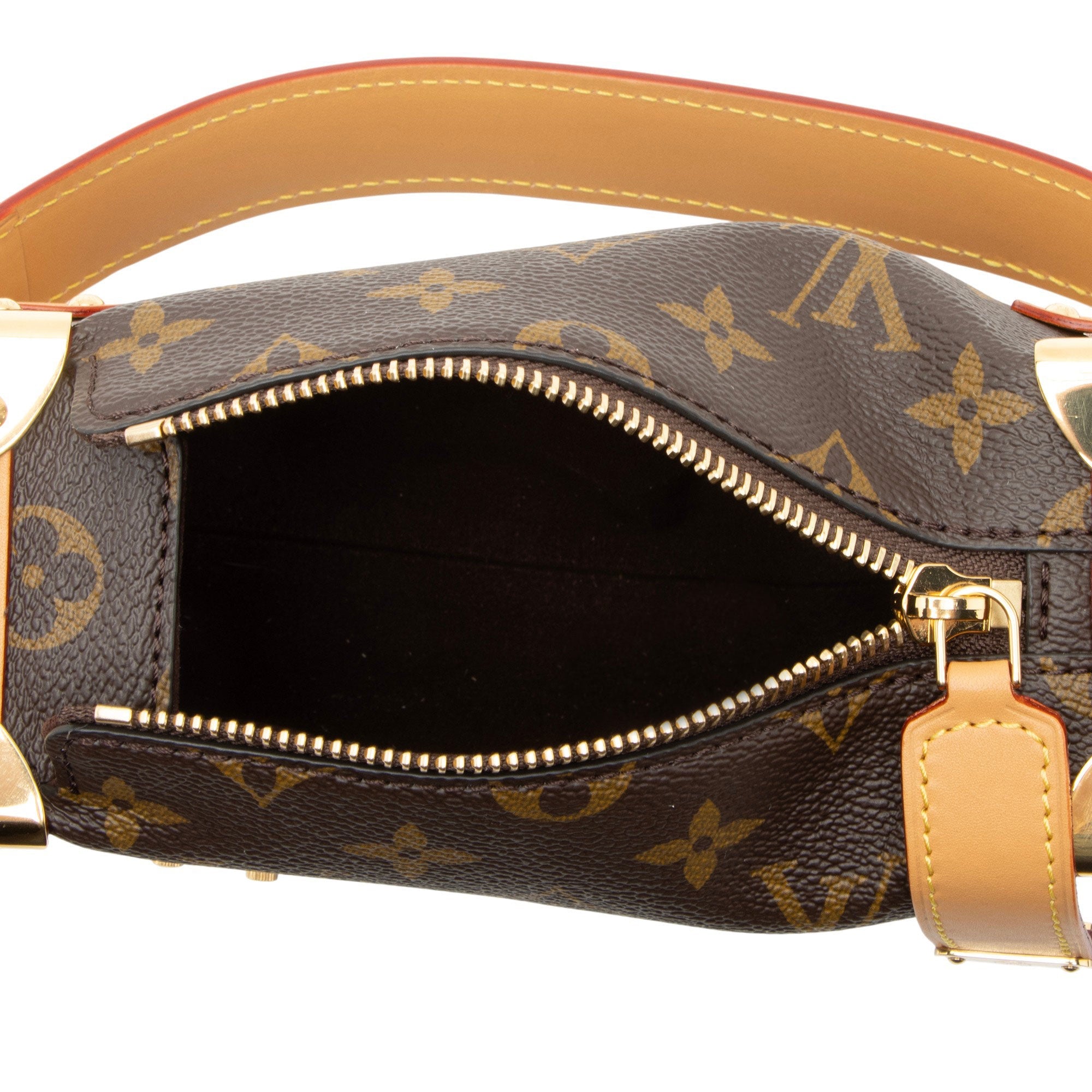 Louis Vuitton Monogram Canvas Side Trunk PM Shoulder Bag