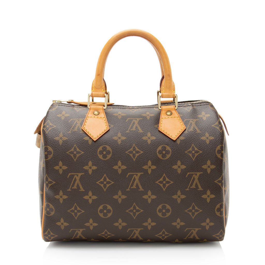 Louis Vuitton Monogram Canvas Speedy 25 Satchel