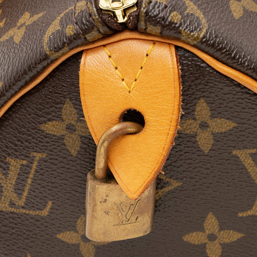 Louis Vuitton Monogram Canvas Speedy 25 Satchel