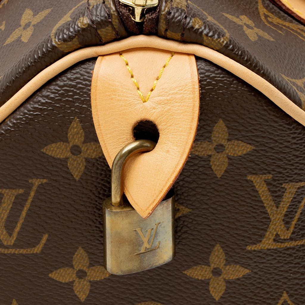 Louis Vuitton Monogram Canvas Speedy 25 Satchel