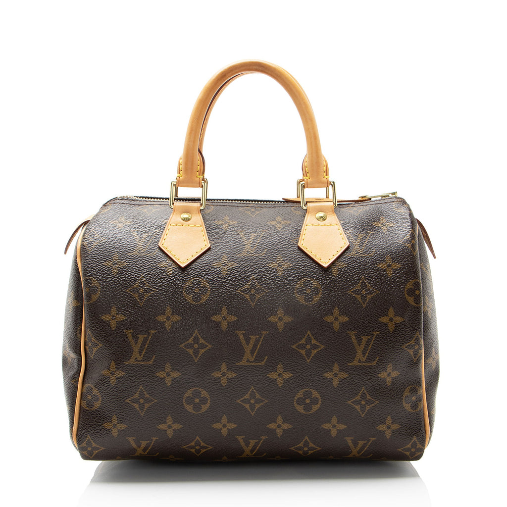 Louis Vuitton Monogram Canvas Speedy 25 Satchel