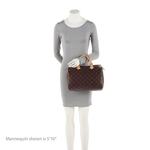 Louis Vuitton Monogram Canvas Speedy 30 Satchel (SHF-21420)