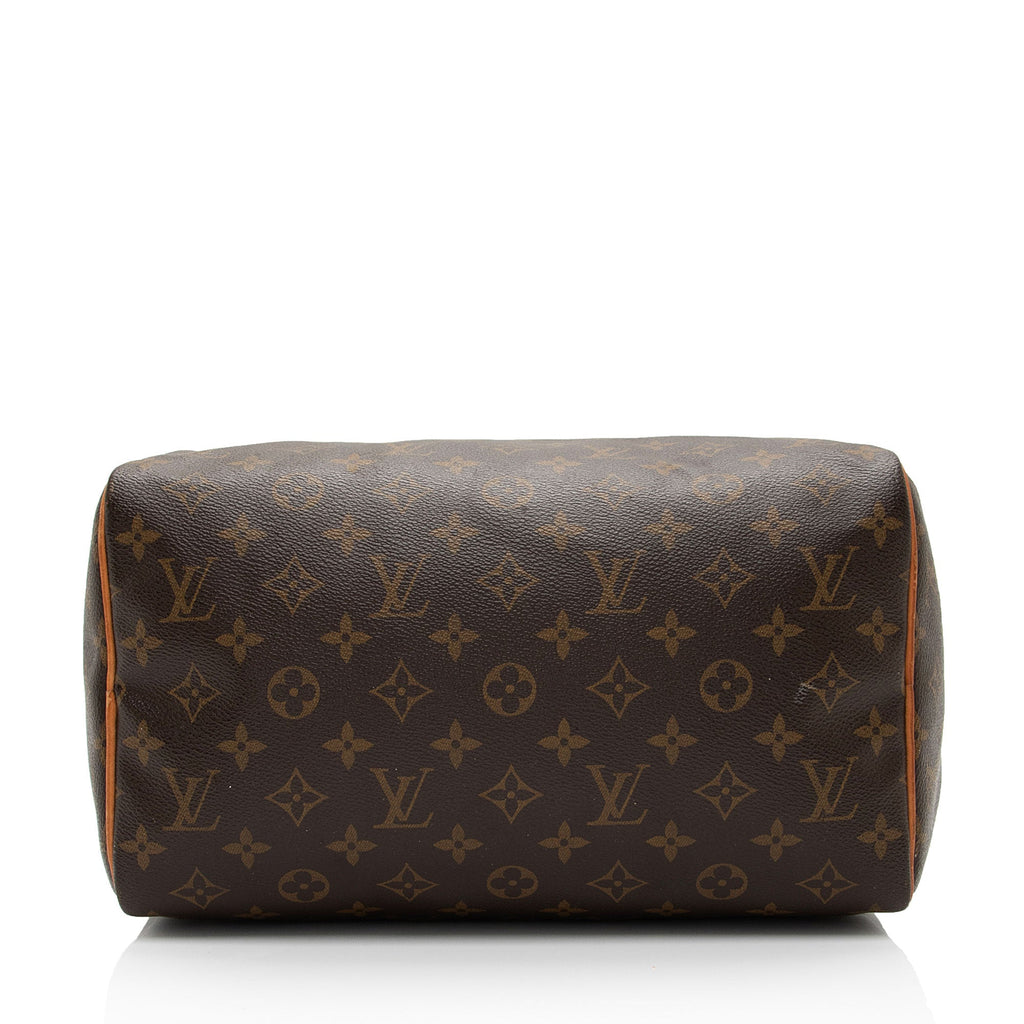 Louis Vuitton Monogram Canvas Speedy 30 Satchel (SHF-uufe7d)