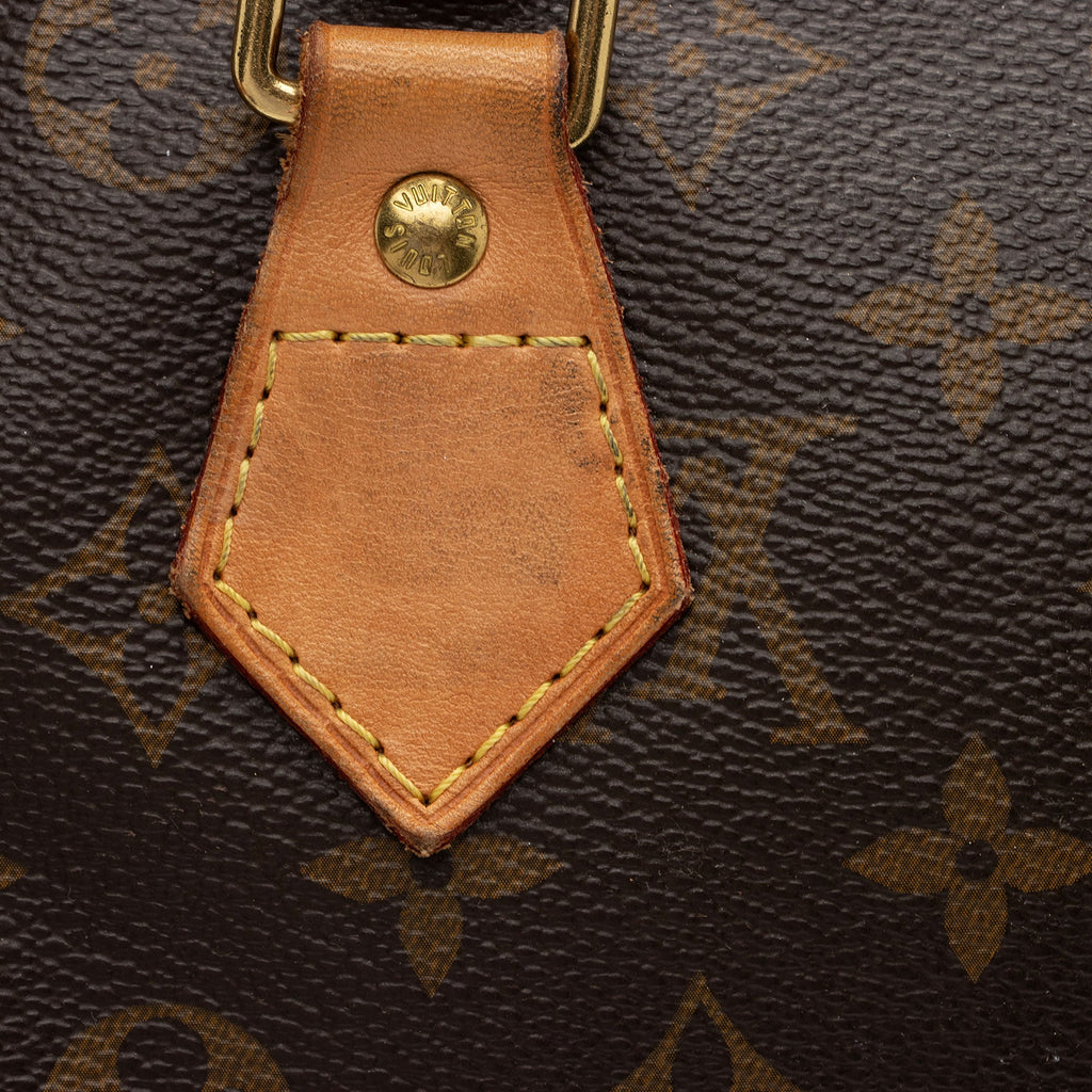 Louis Vuitton Monogram Canvas Speedy 30 Satchel (SHF-uufe7d)