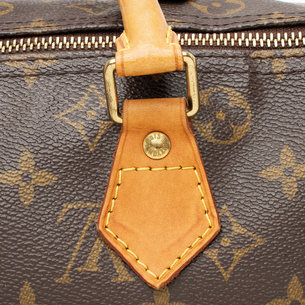 Louis Vuitton Monogram Canvas Speedy 30 Satchel (SHF-xGja6B)