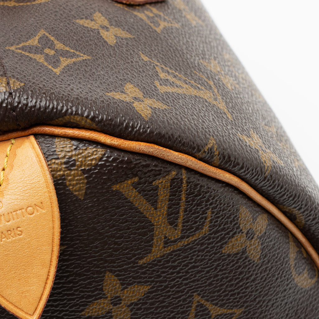 Louis Vuitton Monogram Canvas Speedy 30 Satchel