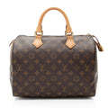 Louis Vuitton Monogram Canvas Speedy 30 Satchel