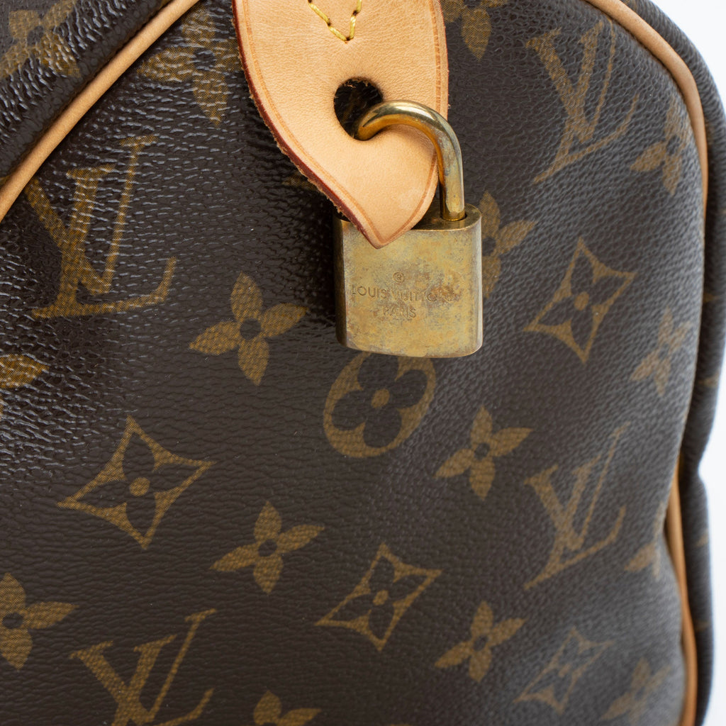 Louis Vuitton Monogram Canvas Speedy 30 Satchel