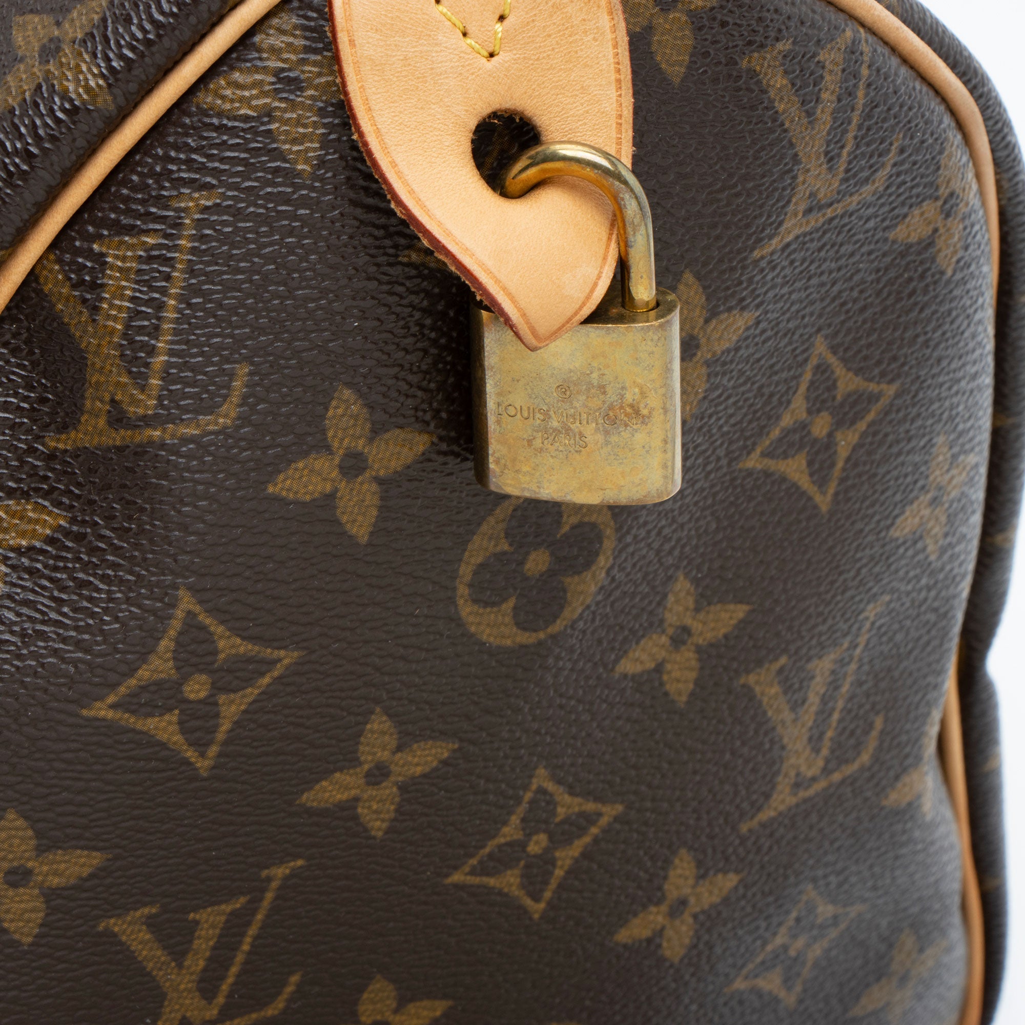 Louis Vuitton Monogram Canvas Speedy 30 Satchel