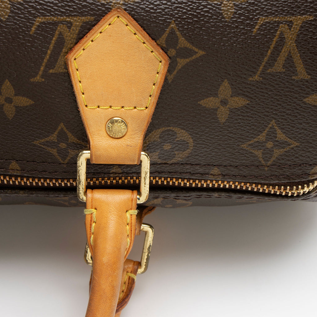 Louis Vuitton Monogram Canvas Speedy 30 Satchel