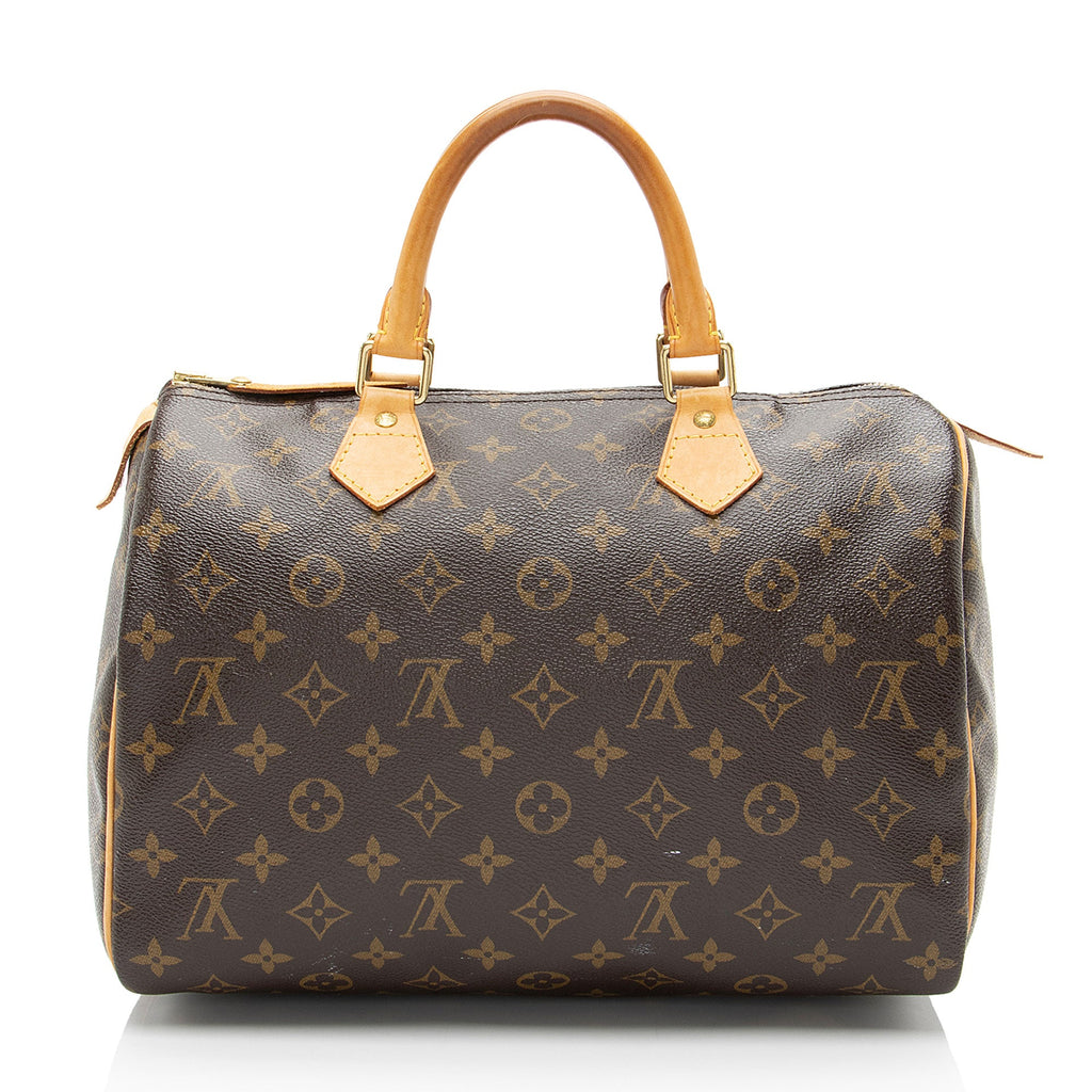 Louis Vuitton Monogram Canvas Speedy 30 Satchel