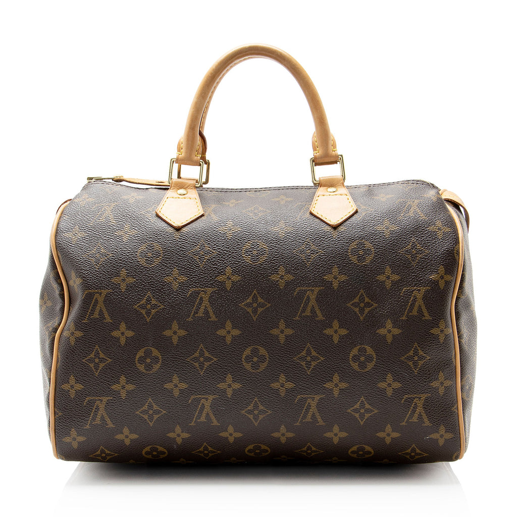 Louis Vuitton Monogram Canvas Speedy 30 Satchel