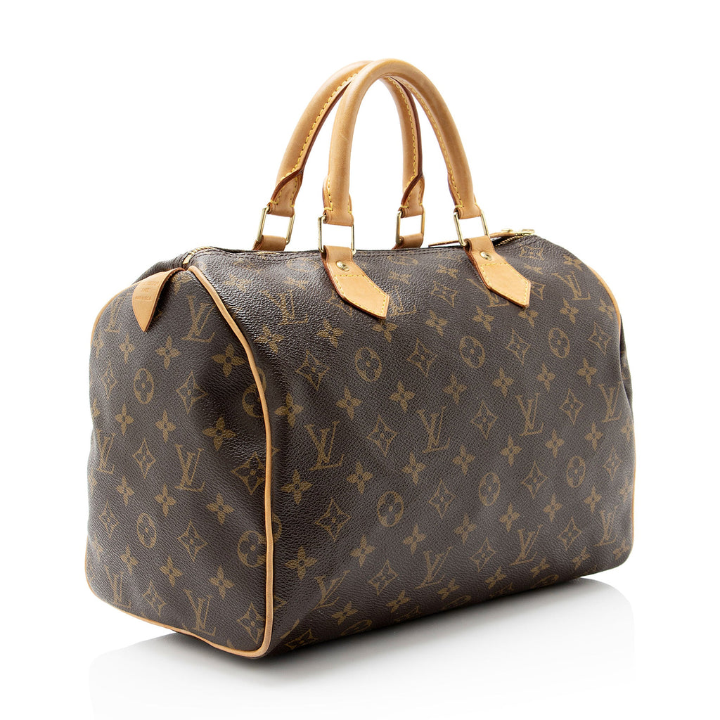 Louis Vuitton Monogram Canvas Speedy 30 Satchel
