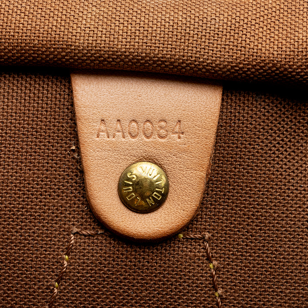 Louis Vuitton Monogram Canvas Speedy 30 Satchel - FINAL SALE (SHF-17824)