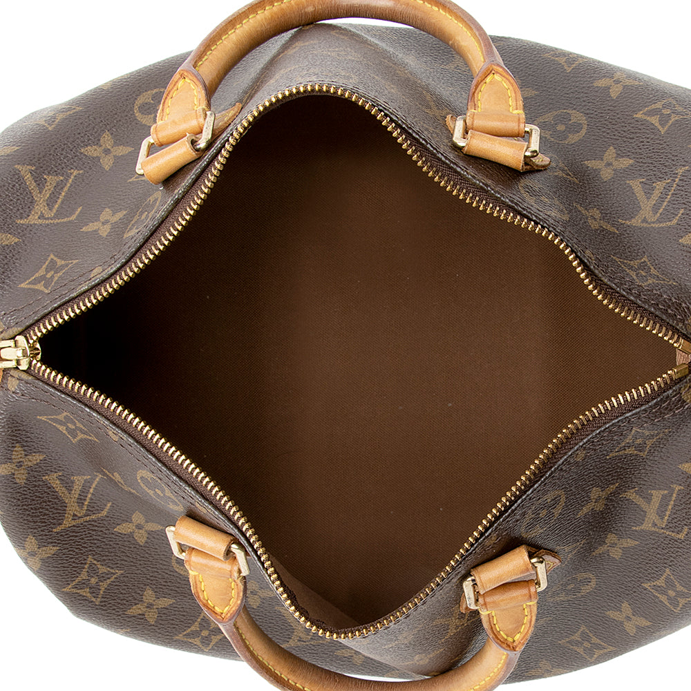 Louis Vuitton Monogram Canvas Speedy 30 Satchel - FINAL SALE (SHF-17824)