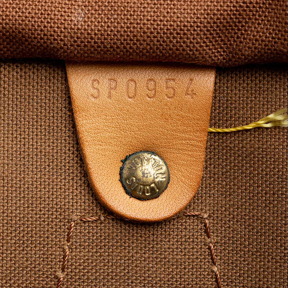 Louis Vuitton Vintage Monogram Canvas Speedy 30 Satchel (SHF-17825)