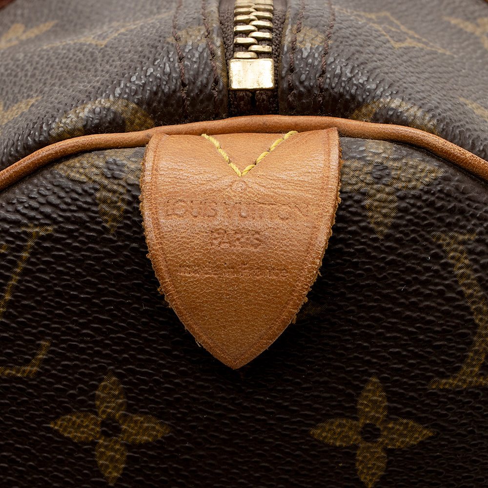 Louis Vuitton Vintage Monogram Canvas Speedy 30 Satchel (SHF-18250)