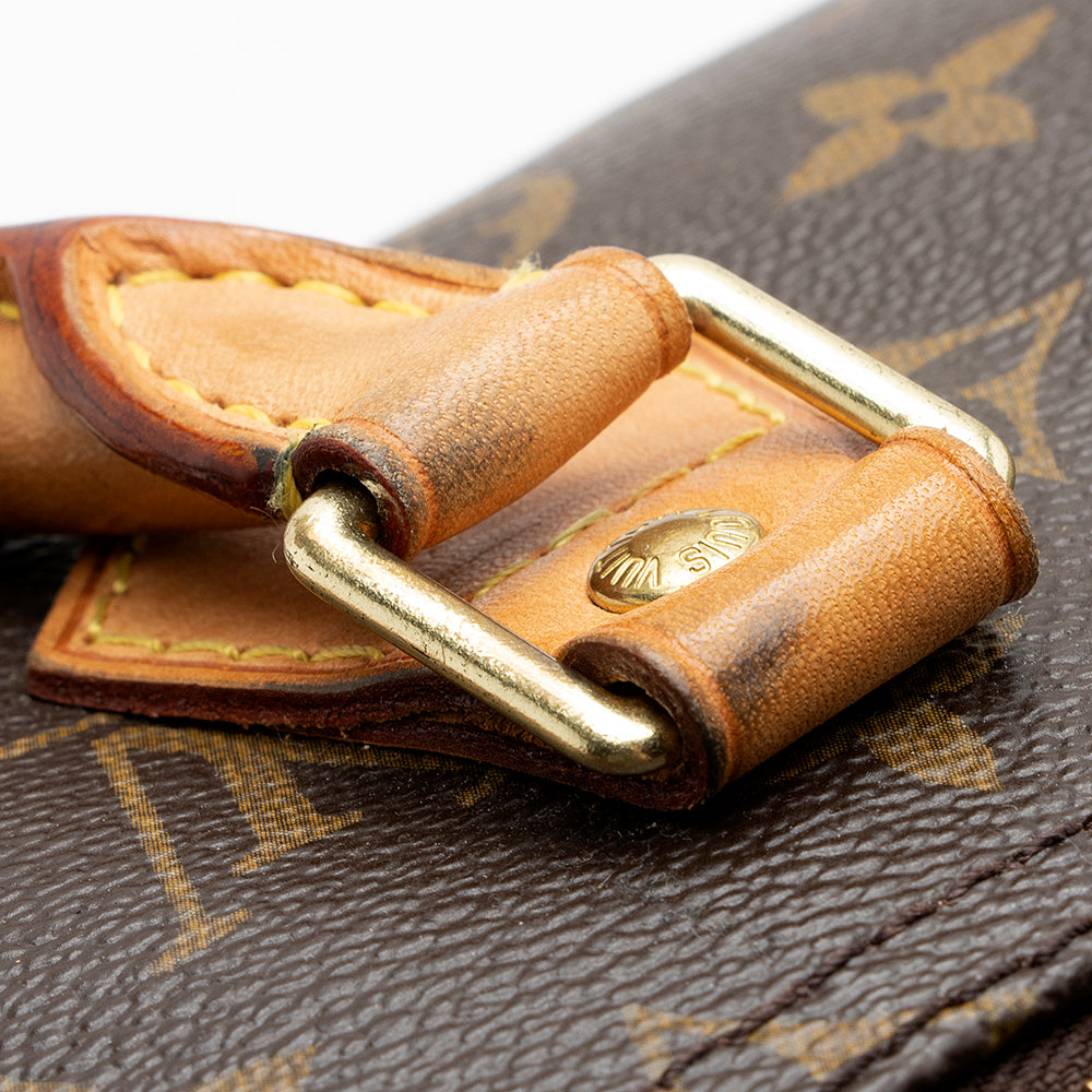 Louis Vuitton Monogram Canvas Speedy 35 Satchel (SHF-21589)