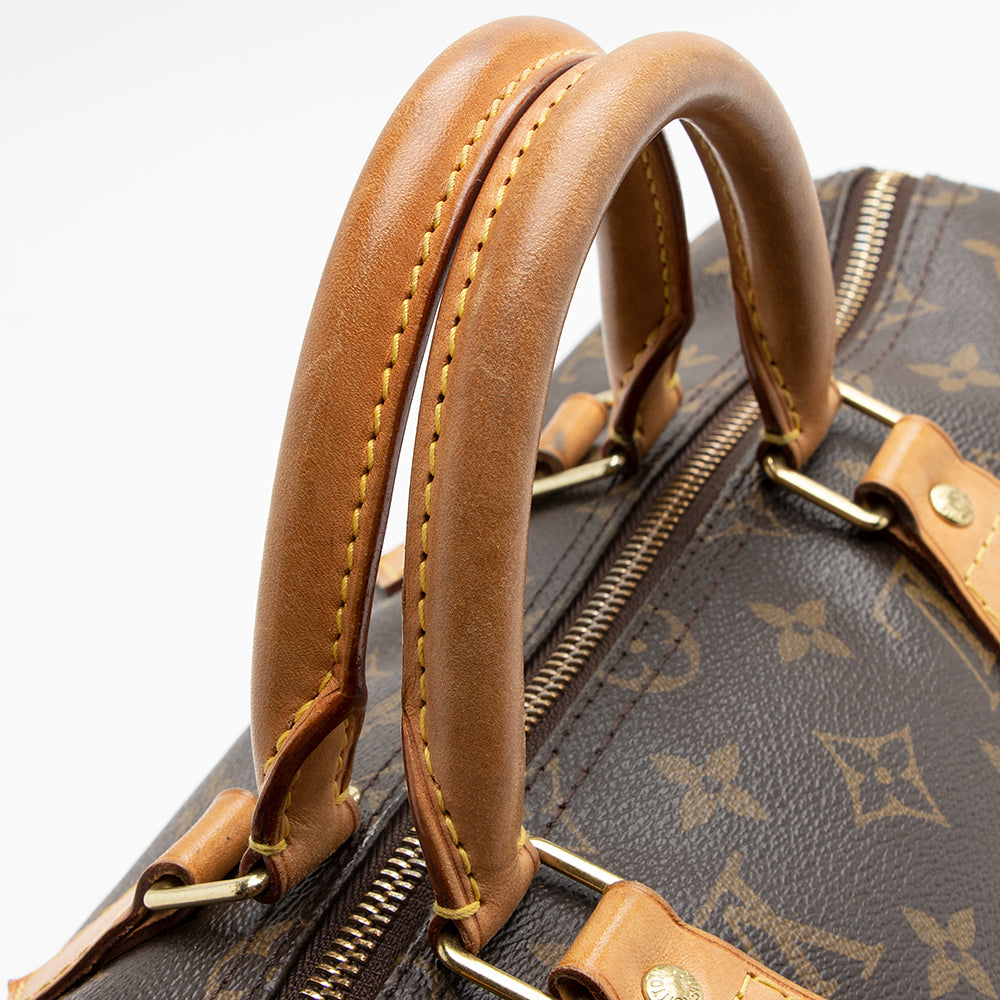 Louis Vuitton Monogram Canvas Speedy 35 Satchel (SHF-21589)