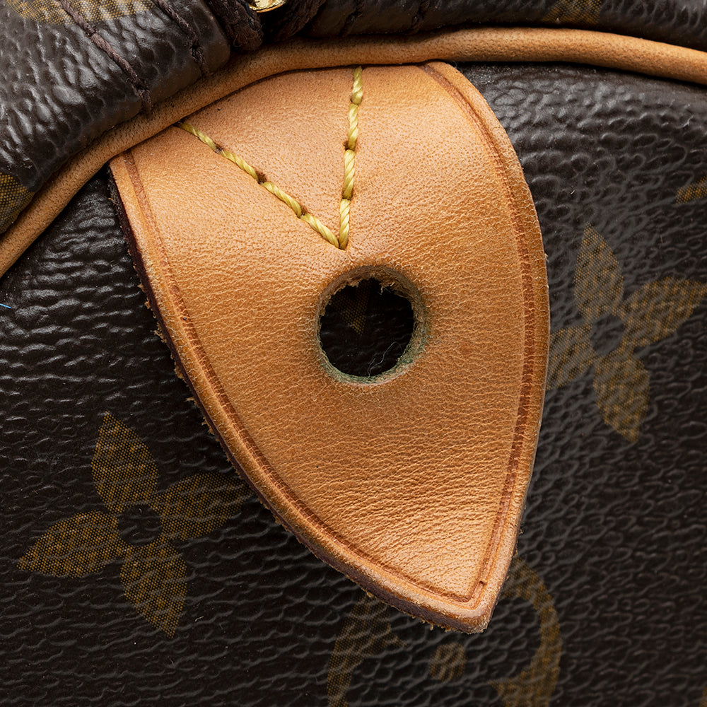 Louis Vuitton Monogram Canvas Speedy 35 Satchel (SHF-21589)