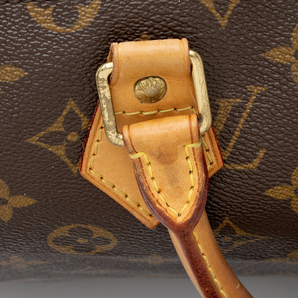 Louis Vuitton Monogram Canvas Speedy 35 Satchel
