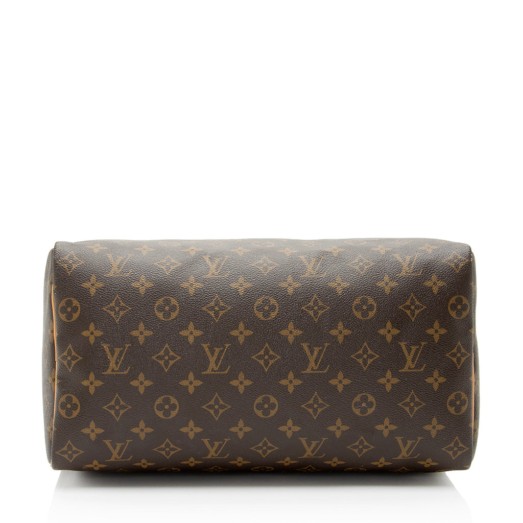 Louis Vuitton Monogram Canvas Speedy 35 Satchel