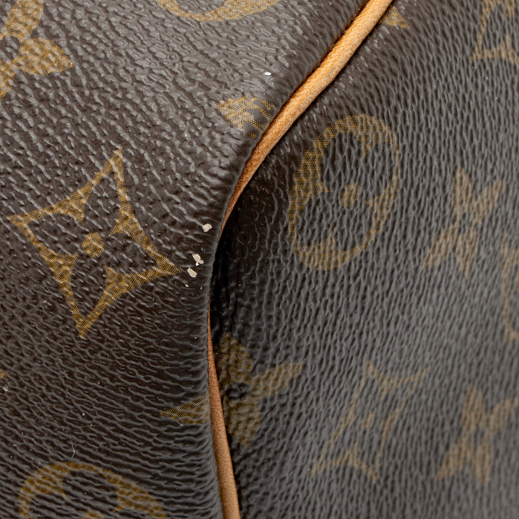 Louis Vuitton Monogram Canvas Speedy 35 Satchel