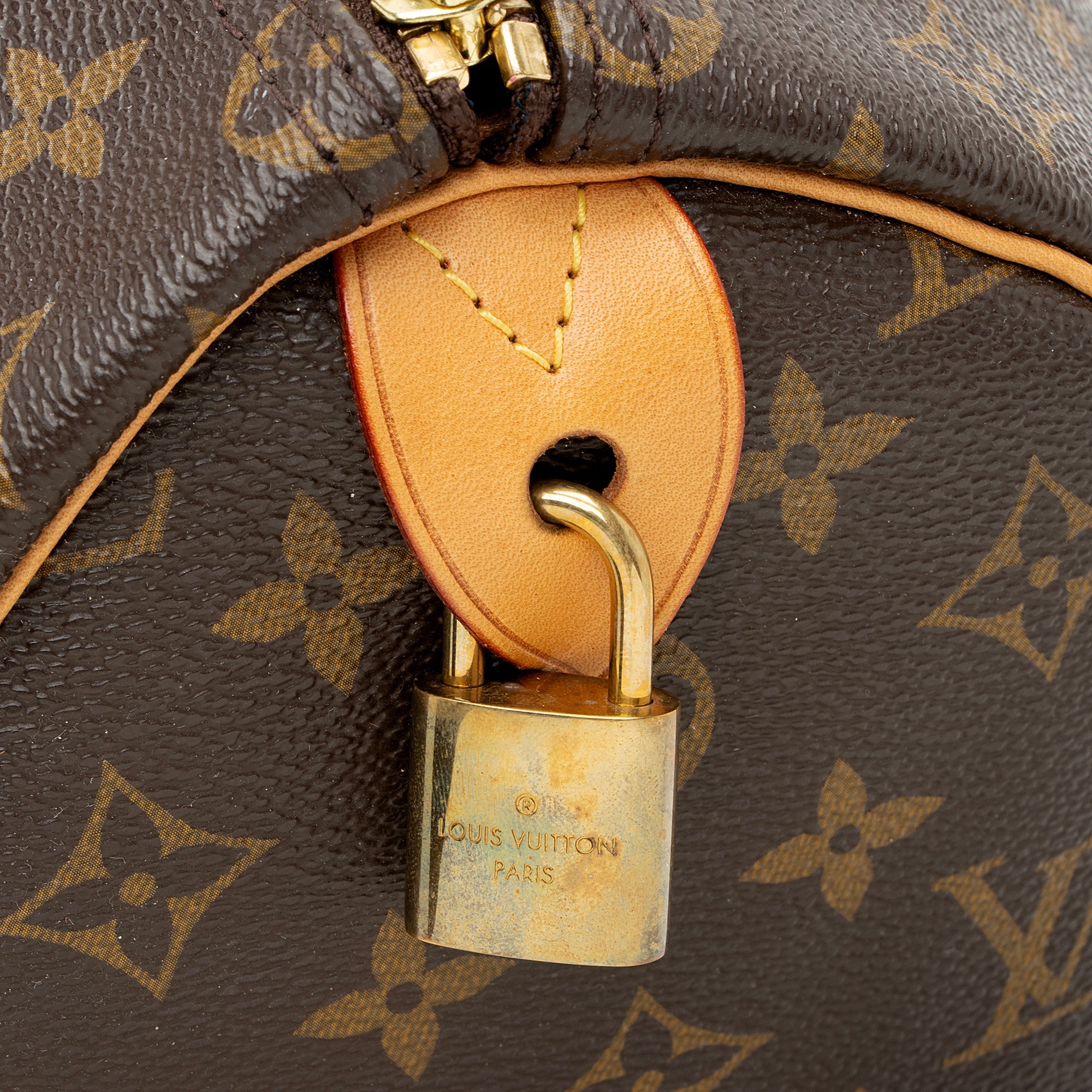Louis Vuitton Monogram Canvas Speedy 35 Satchel