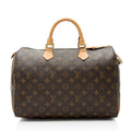 Louis Vuitton Monogram Canvas Speedy 35 Satchel