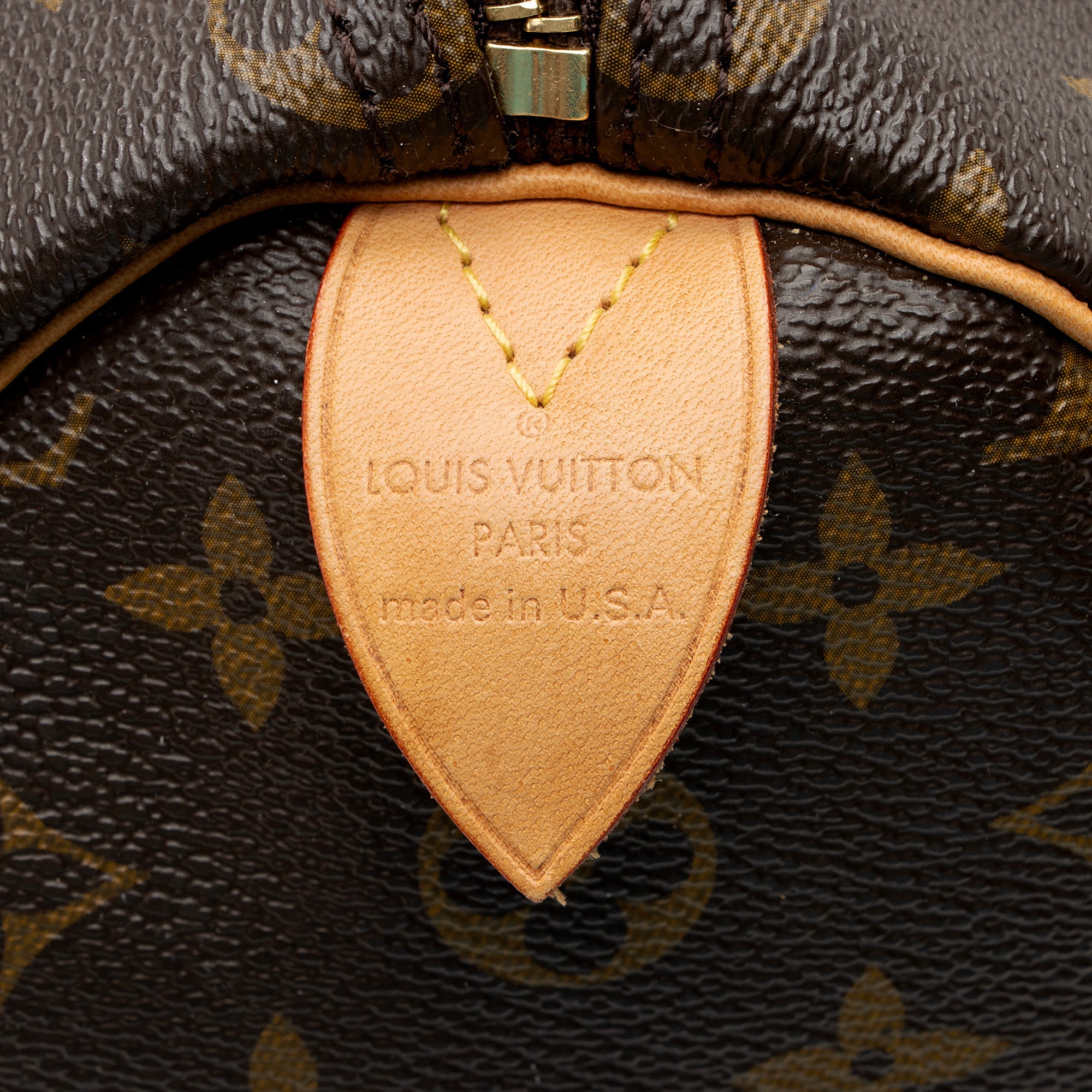 Louis Vuitton Monogram Canvas Speedy 35 Satchel