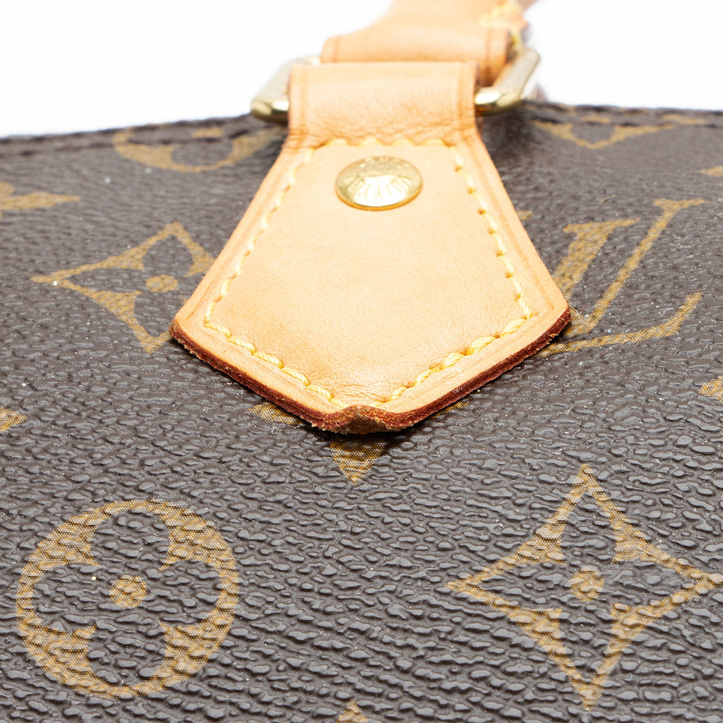 Louis Vuitton Monogram Canvas Speedy 35 Satchel