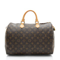 Louis Vuitton Monogram Canvas Speedy 35 Satchel