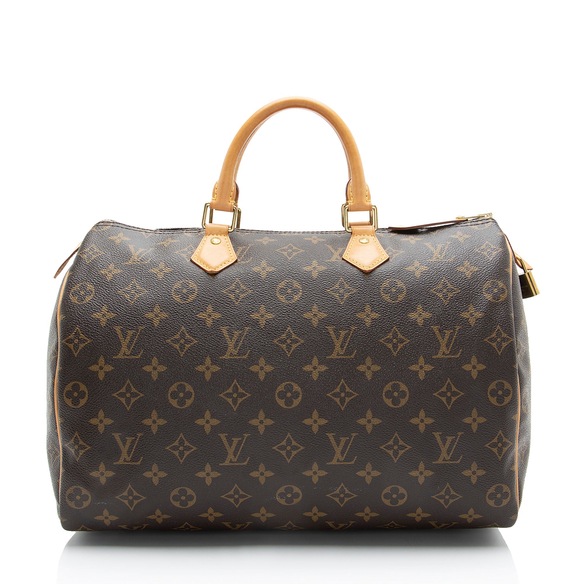 Louis Vuitton Monogram Canvas Speedy 35 Satchel
