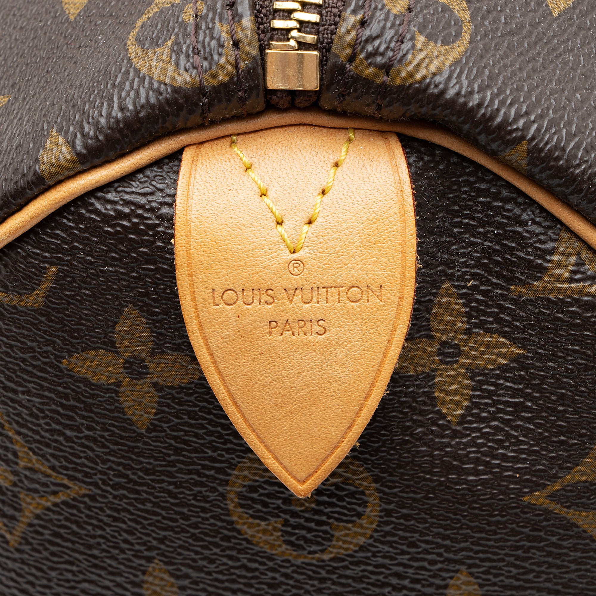 Louis Vuitton Monogram Canvas Speedy 35 Satchel